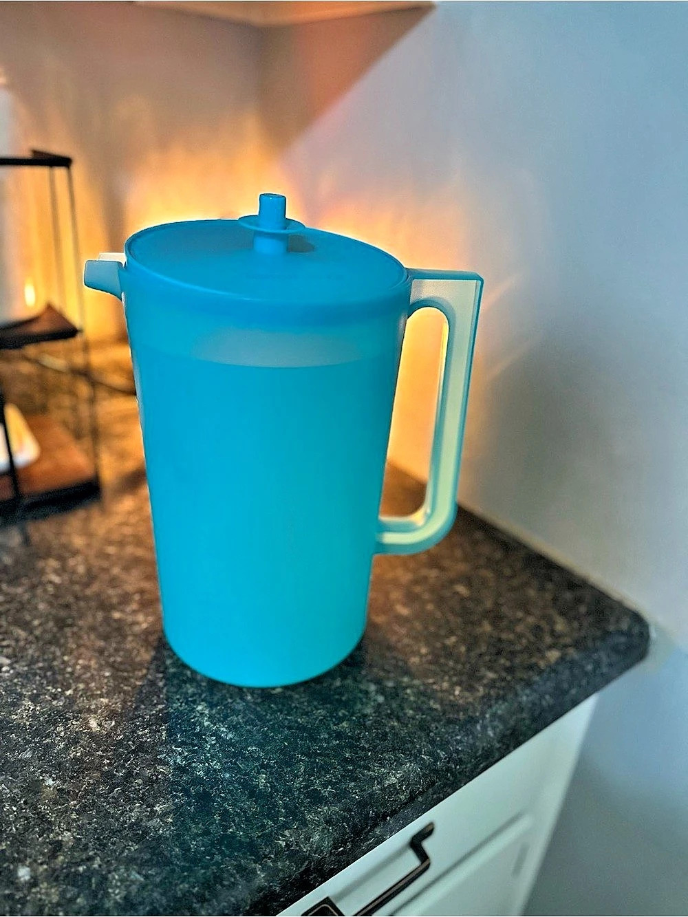 Tupperware Blue Pitcher New